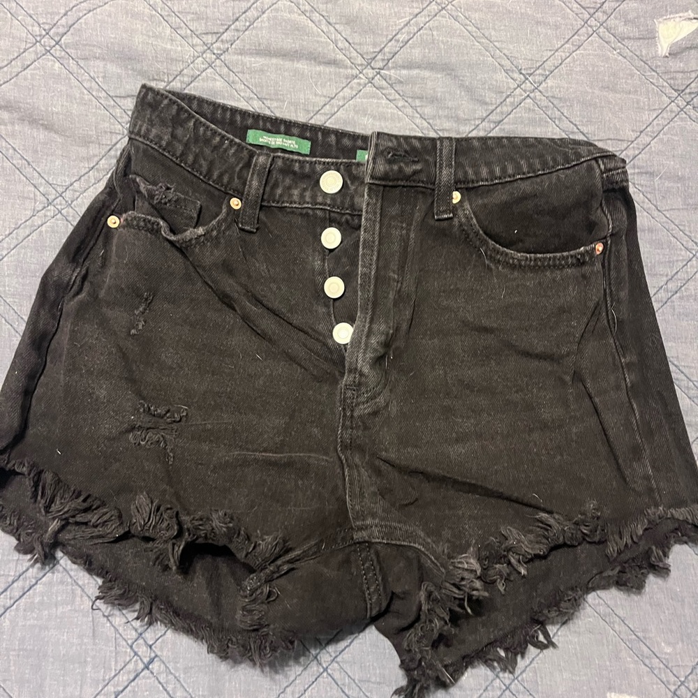 Black Wild Fable Distressed Denim Shorts
